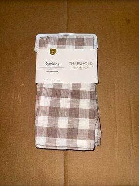4PK Threshold 100% Cotton Napkins